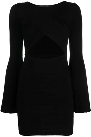 ANTONINO VALENTI Cut-Out V-Neck Mini Dress