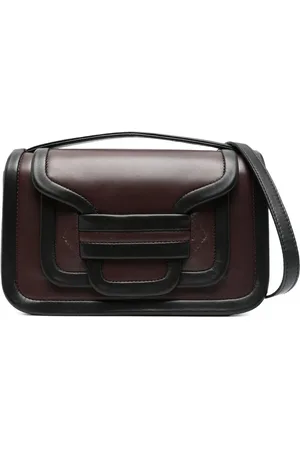 Pierre Hardy Handbags, female, , ONE SIZE, Burgundy Shoulder Bag with Magnetic Fastening