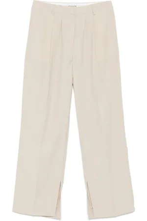 Herskind Button-Front Trousers with Pockets