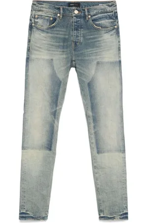 Purple Brand Indigo Classic Jeans with Logo Patch