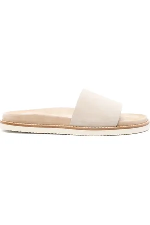 Brunello Cucinelli Sliders, male, , 6 UK, Flat Open Toe Shoe