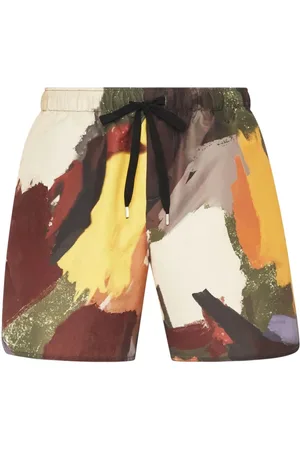 J.W.Anderson Rust Red Swim Shorts Elastic Waist