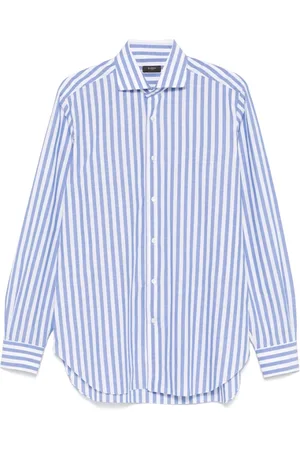 BARBA Button-Up Shirt with Spread Collar