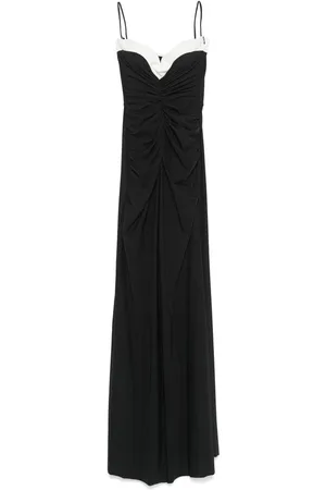 CHIARA BONI Gowns, female, , XL, Ruched Flared Dress