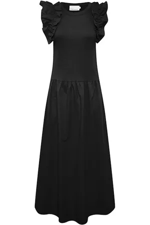 Karen by Simonsen Flounce Sleeve Meteorite Dress