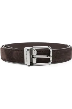 Dolce & Gabbana Belts, male, , 90 CM, Cedar Suede Belt