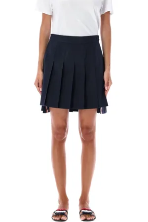 Thom Browne Short Skirts, female, , S, Pleated Mini Skirt
