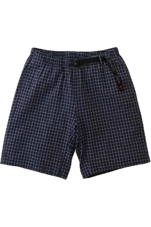 Gramicci Seersucker Textured Shorts with Integrated Nylon Belt