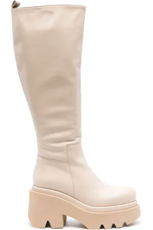 Paloma Barceló High Boots, female, , 7 UK, Leather Heel Boots