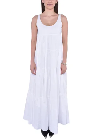 Michael Kors Maxi Dresses, female, , M, Ruffle V-Neck Summer Dress