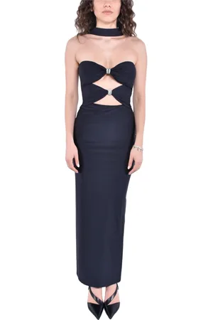 MVP Wardrobe Party Dresses, female, , S, Lycra Heart Neckline Dress with Cut-Out