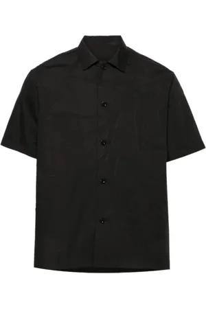 Jil Sander Short Sleeve Shirts, male, , XL, Casual Cotton Shirt for Men