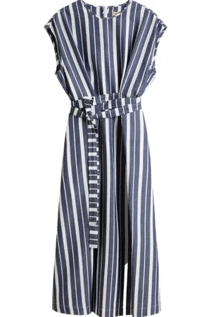Woolrich Summer Dresses, female, , L, Striped Sleeveless Cotton Dress