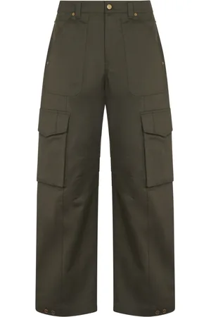 Golden Goose Wide Trousers, male, , L, Cargo Pant Mixed Cotton Fabric