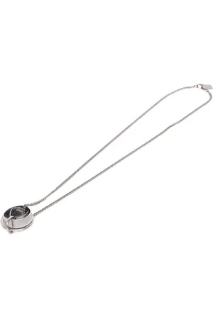 GOTI Interconnected Circular Pendant Silver Necklace
