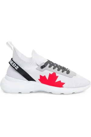 Dsquared2 Sneakers, male, , 11 UK, Trainers with Suede Details and Logo
