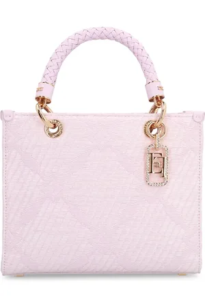 Elisabetta Franchi Handbags, female, , ONE SIZE, Chic Jacquard Tote Bag