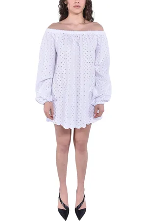 MVP Wardrobe Short Dresses, female, , 2XS, Lace Oversized Midi Long Sleeve Dress