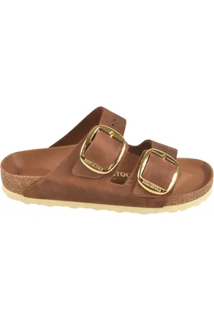 Birkenstock Sliders, male, , 7 UK, Brandy Sandals for Women