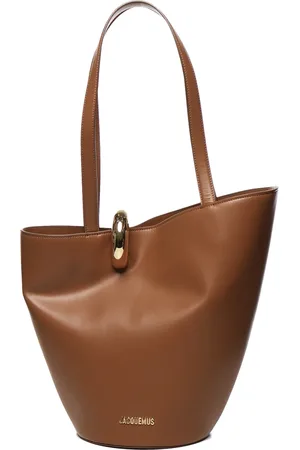 Jacquemus Shoulder Bags, female, , ONE SIZE, Stylish Bucket Bag with Metal Closure