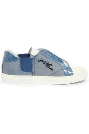 La Martina Sneakers, female, , 8 UK, Vintage Effect Shoes Made in Italy
