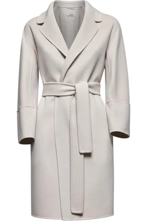 Max Mara Belted Coats, female, , M, Wool Coat with Belt