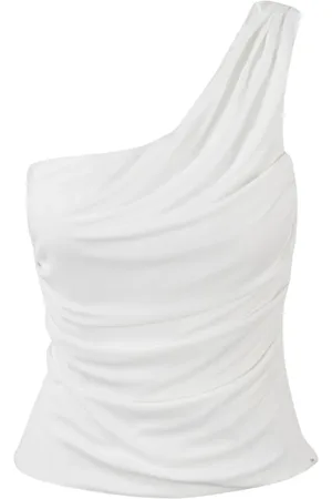 Alberta Ferretti Sleeveless Tops, female, , S, ONE Shoulder TOP