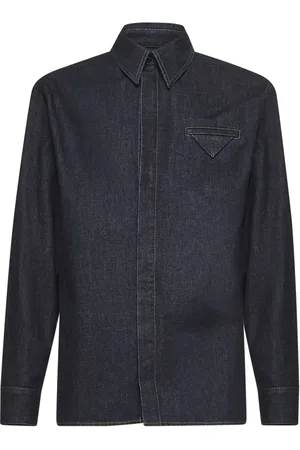 Bottega Veneta Denim Shirt Regular Fit Indigo