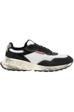 Dsquared2 Sneakers, male, , 10 UK, Modern Lace-Up Trainers with Monogram Detailing