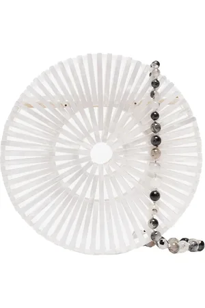 Cult Gaia Circular Beaded Shoulder Bag
