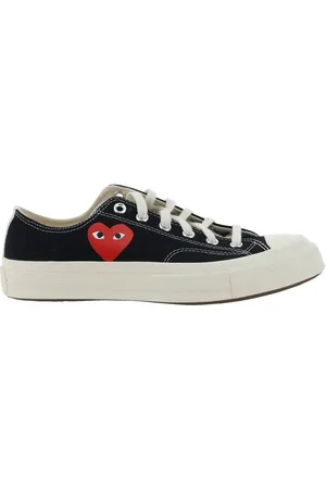 Comme des Garçons Sneakers, male, , 8 UK, Heart Logo Cotton Trainers