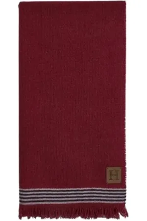 Hackett Striped Wool Cashmere Scarf