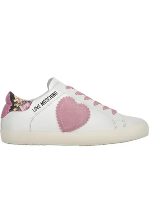 Moschino Sneakers, female, , 2 UK, Low-top Trainers with Contrasting Details