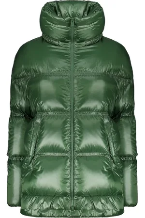 HERNO Down Jackets, female, , M, Goose Down Asymmetric Zip Jacket