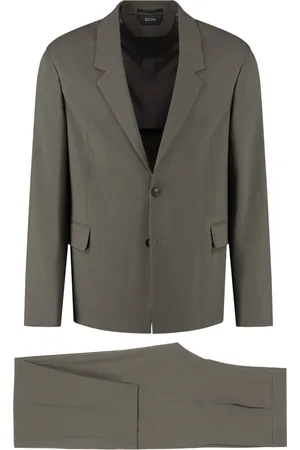 Ermenegildo Zegna Single Breasted Suits, male, , S, Wool Blend Suit
