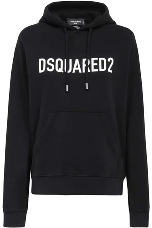 Dsquared2 Hoodies, female, , XS, Logo Print Cotton Hoodie
