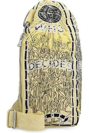 Who Decides War Cross Body Bags, male, , ONE SIZE, Crossbody Bag with Embroidered Patches