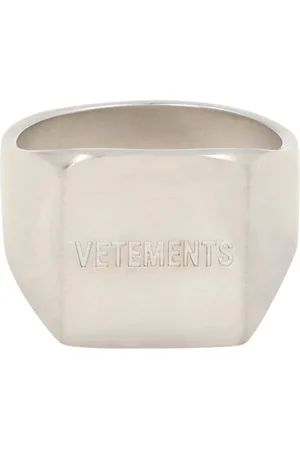 Vetements Rings, male, , S, Engraved Logo Brass Ring