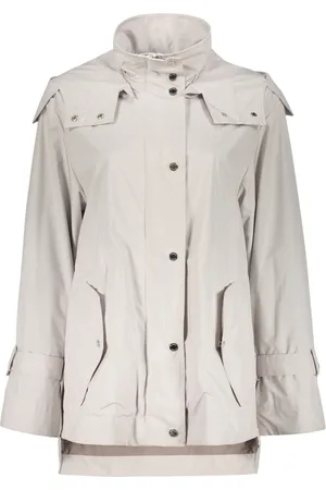 MOORER Parkas, female, , S, Waterproof Fabric Jacket with Removable Hood