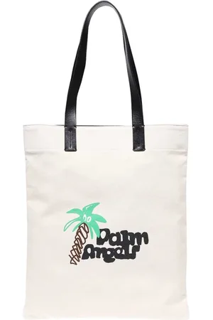 Palm Angels Tote Bags, male, , ONE SIZE, Logo Detail Tote Bag