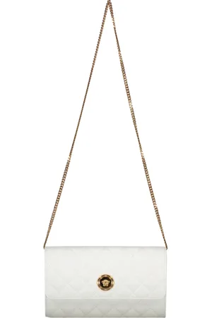 VERSACE Cross Body Bags, female, , ONE SIZE, Chic Leather Crossbody Bag
