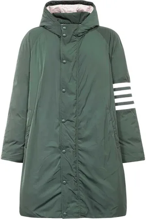 Thom Browne Technical Fabric Parka with Striped Detail