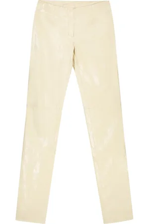 Missoni Patent Leather Trousers with Contrast Stitching