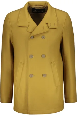 HERNO Double-Breasted Coats, male, , 2XL, Wool-Blend Padded Coat