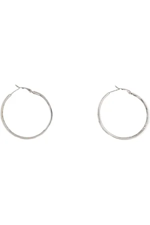 Vetements Earrings, female, , ONE SIZE, Logo Hoop Earrings