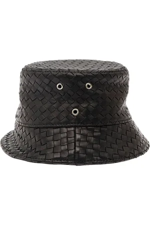 Bottega Veneta Hats, male, , S, Leather Bucket Hat