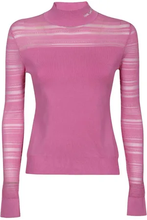 Karl Lagerfeld Contrasting Edges Turtleneck Jumper