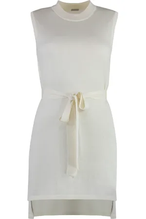 Malo Knitted Dresses, female, , M, Silk Cotton Knitted Dress with Belt
