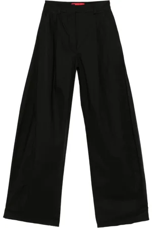 Thelatest Wide Trousers, female, , 2XS, Front Button Trousers with Pockets