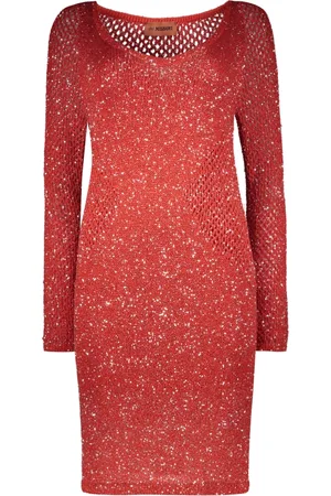 Missoni Party Dresses, female, , L, Sequin Embellished Sheath Dress